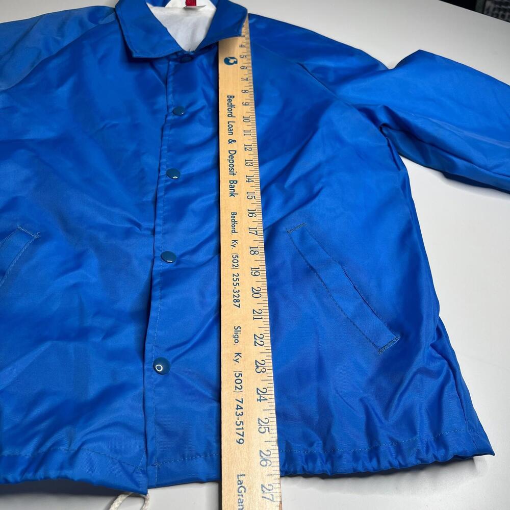 Vintage 80s 90s WestArk Coaches Jacket Blue USA Made Nylon Lined Men’s Small - Picture 3 of 8